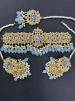 Zircon choker set with teeka - Image 7