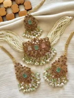 Egyptian choker set with teeka - Image 7