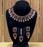 Pearl zirconia necklace set - Image 7