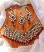 Indian kundan necklace set - Image 3