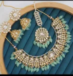 Indian kundan necklace set - Image 3
