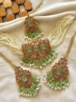 Egyptian choker set with teeka - Image 5