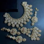 Zircon bridal set with jhumar - Image 5