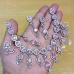 American diamond necklace set - Image 4