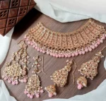 Full Kundan bridal jhumar set - Image 6