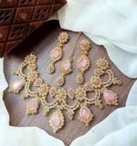 Zircon necklace with teeka - Image 5