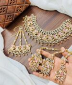 Zircon Bridal set with jhumar - Image 5