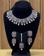 Pearl zirconia necklace set - Image 6