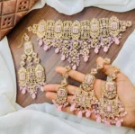 Zircon bridal set with jhumar - Image 5