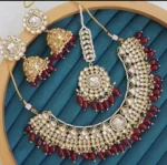 Indian kundan necklace set