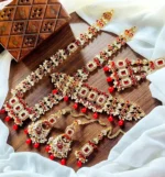 Kundan double dholna bridal set - Image 6