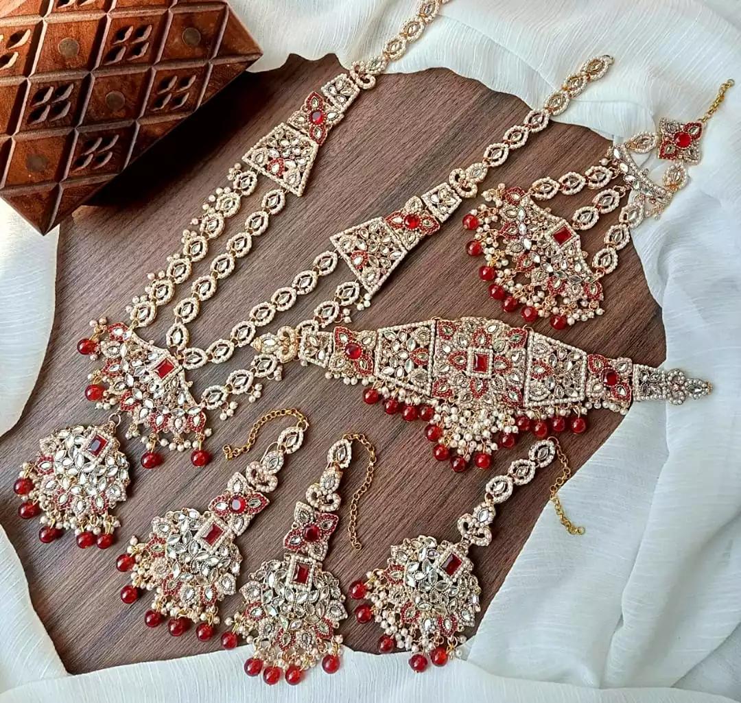 red-30-4.webp Double dholna bridal set - Image 1