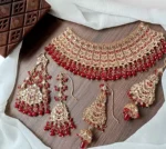 Full Kundan bridal jhumar set - Image 5