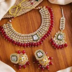 Dabbi kundan necklace set - Image 4