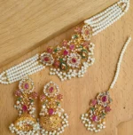 Noratan choker set with teeka - Image 4