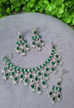 Zircon full neck bridal set - Image 7