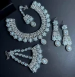 Zircon Bridal set with jhumar - Image 5