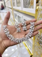Zircon designer necklace set - Image 3