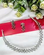 Delicate zircon necklace set - Image 3