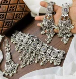 Kundan full neck bridal set - Image 3