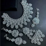 Zircon bridal set with jhumar - Image 3
