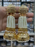 Hyderabadi big size earrings - Image 3